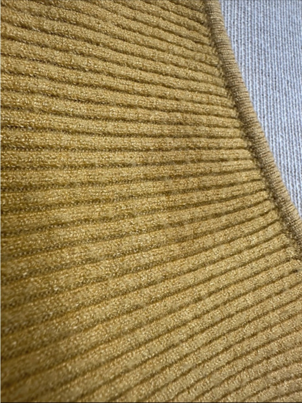 Keyhole Ribbed Mustard Pullover L Express Sweater - Picture 2 of 6